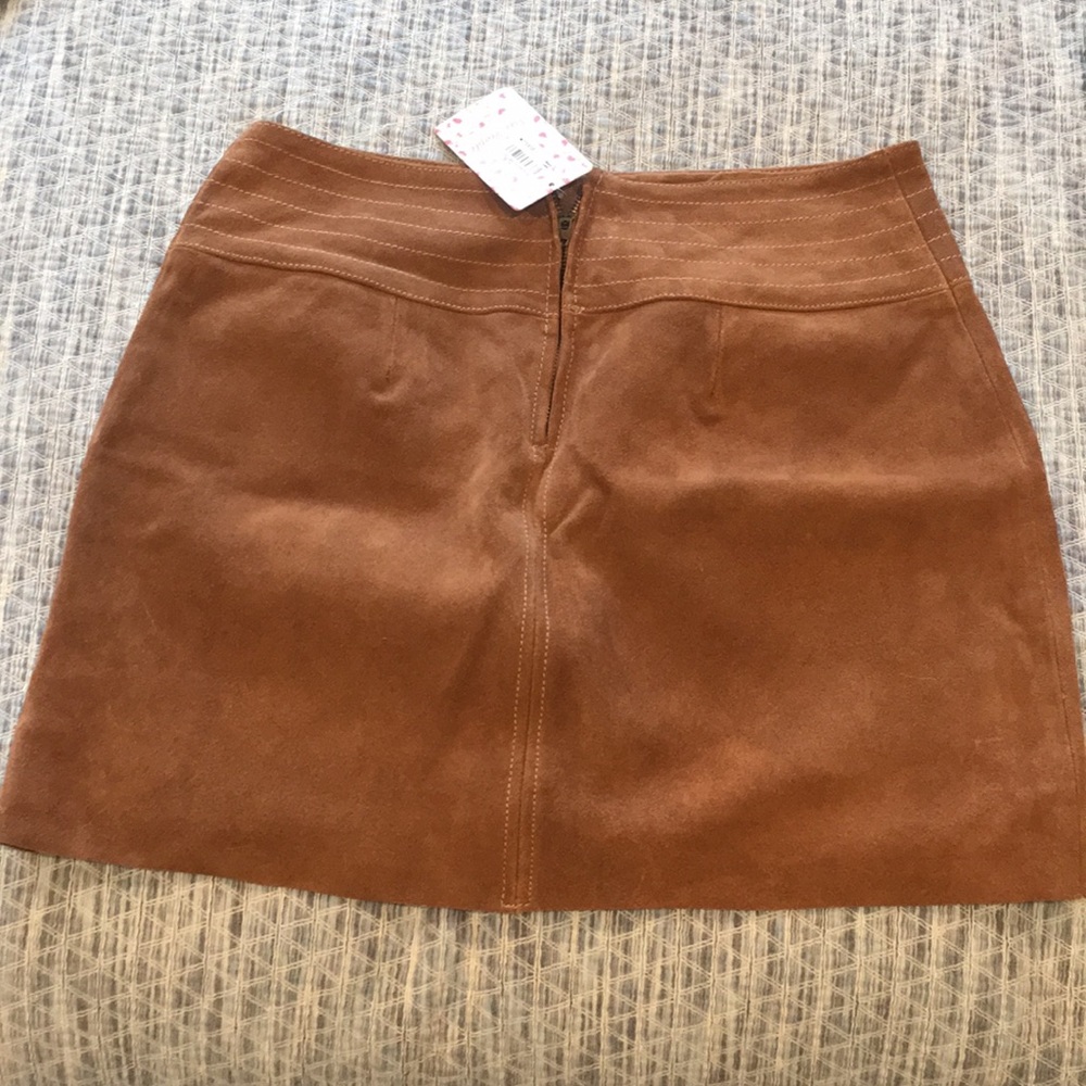 FREE PEOPLE skirt tan